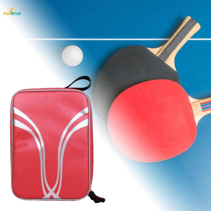 Table Tennis Racket Bag Square Professional for Training Table Tennis Sports
