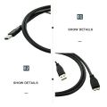 USB3.0 Mobile Hard Disk Data Cable Connection Cable Dual-head USB To Micro-b With Auxiliary Power Supply. 