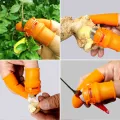 【ZOSR】Finger Protector Silicone Thumb Knife Protector Gears Cutting Vegetable Harvesting Knife Pinching Plant Blade Scissors Gloves. 