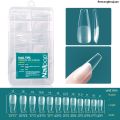 RenconghoujuanFifty percent discount Nailpop Soft Gel Tips for Nails Acrylic Material Short Medium Length Artificial Nail Capsule Accessories and Tools 120pcs/Box. 
