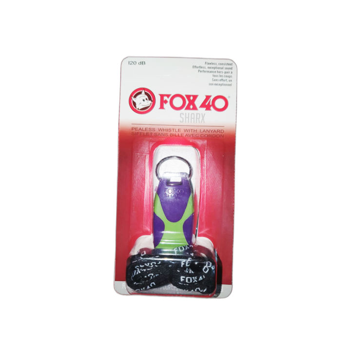 FOX 40 Sharx Whistle for Soccer Football Basketball Sports Classic Referee Whistle with professional collar