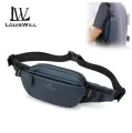 LouisWill Men Waist Packs Crossbody Bags Fashion Chest Bags Nylon Pouch Bags Sports Travel Bags Handbags Waterproof Sling Bags Chest Bags for Men Outdoor Sports. 