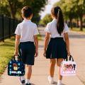 New Large Capicity Roblox Lunch Bag Anime Figure Thermal Children Lunch Box Bag Portable Insulation Ice Bag Student Worker. 