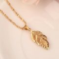 Dubai India Gold Color Leaf Necklace Earrings Jewelry Set Women African Jewellery conjunto de brincosSet for Women Girls gifts. 