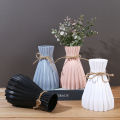 Nordic Imitation Ceramic Flower Vase Flower Hydroponic Pot Vase Home Desk Decorative Vases For Flowers Plant Wedding Decorations Conbo. 