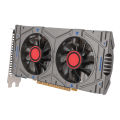 Gaming Graphics Card GTX750TI 2GB GDDR5 128BIT Plug and Play Graphics Card with Dual Fans for PC. 