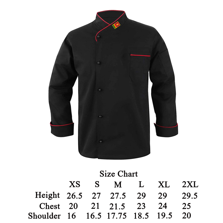 Long%20Sleeve%20Black%20Chef%20Coat%20with%20Red%20piping%20-%20Image%202