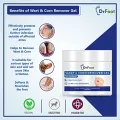 Dr Foot Wart & Corn Remover Gel Helps to remove toughest Wart and Corn with Natural Thuja Occidentalis - 50gm (FROM INDIA)SAB. 