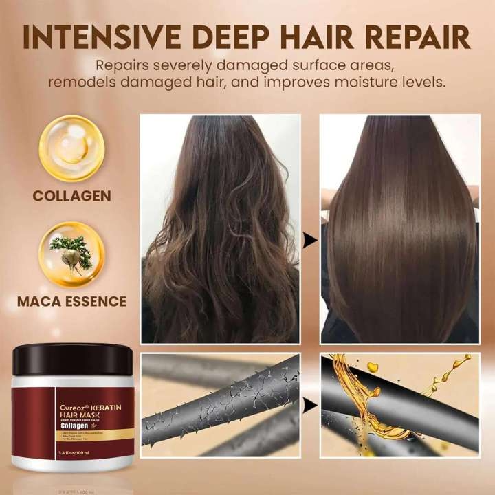 Cvreoz%20Collagen%20Advanced%20Keratin%20Treatment,%20Deep%20Conditioning%20Mask,%20Damaged%20Hair,%20Suitable%20for%20All%20Hair%20Types%20(2%20Bottle)%20-%20Image%202