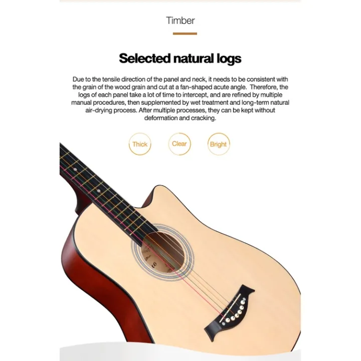 41''%20Kabat%20Standard%20Size%20Acoustic%20Box%20Guitar%20-%20Natural%20Wood/%20Black%20Color%20Handmade%20Super%20Tone%20Acoustic%20Box%20Guitar%20-%20Image%204