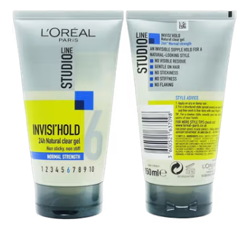 L'Oreal Paris Studio Line Invisible Hold 24h Natural Clear Hair Gel - 150ml