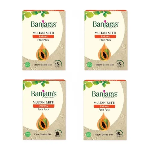 Banjaras%20Multani%20Mitti%20Papaya%20Face%20Pack%20-%20100g%20-%20Image%203