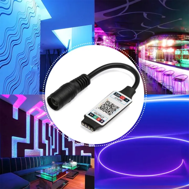 Mini%20LED%20tooth%20RGB%20Strip%20Light%20Controller,%20Wireless%20Smartphone%20Control,%20DC%205%2024V%206A,%20for%20RGB%203528%205050%20Strips%20-%20Image%203