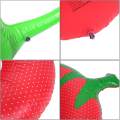 Strawberry Inflatable Tube Swim Ring - Swimming Pool Floats Water Rings By Floaties. 