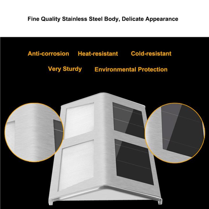 Migeet%204LED%20Solar%20Powered%20Stair%20Lights%20Wall%20Lamp%20Solar%20Step%20Light%20Water-resistant%20Outdoor%20Lighting%20Walkway%20Light%20for%20Deck%20Path%20Patio%20Garden%20Yard%20Auto%20On/Off%20-%20Image%207