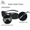 LouisWill Men Sunglasses Polarized Sunglasses UV400 Sunglasses Day Night Dual Use Safety Driving Night Vision Eyewear AL-MG Frame Sun Glasses with Free bag for Drivers. 