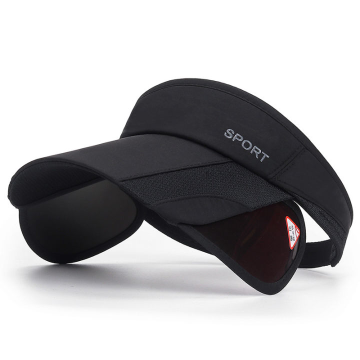 HOT%20Draw%20Brim%20Visor%20Cap%20Extended%20Brim%20Adjustable%20Suncreen%20CapsFor%20Women%20Men%20Cycling%20Yoga%20Climbing%20Solid%20Color%20Sun%20Hat%20-%20Image%202