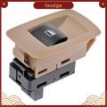 Fasdga Car Beige Passenger Side Front/Rear Window Lifter Button Switch for -BMW E90,E91,323I,325I,328I 61316945876. 