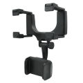 360 Degree Rotation Car Rearview Mirror Mount Mobile Phone Stand Bracket Holder. 