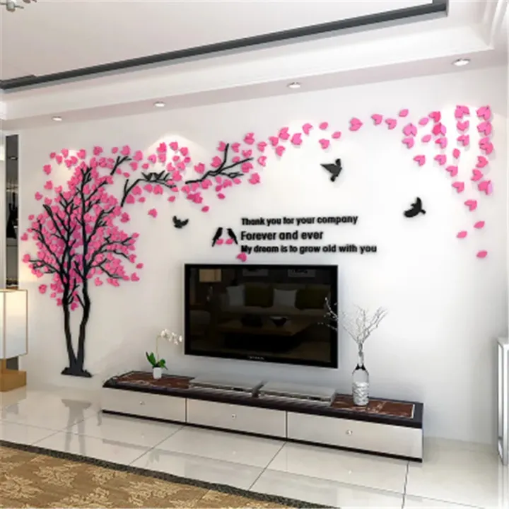 Tree%20Acrylic%20mirror%20wall%20stickers%20For%20living%20room%20%203d%20Wall%20sticker%20-%20Image%203