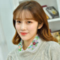 Women Cotton Lace Collar Blouse Vintage Detachable Shirt Collar Collar Lapel Blouse Top Women Clothes Accessories. 