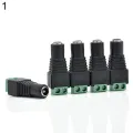 (NEW) 5 pc DC 12V plug connector adapter for 5050 led trip light upply. 