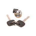 Fuel Door Lock Cylinder & Key Replacement Silver for Toyota Land Cruiser FJ60 FJ62 1980-1990. 