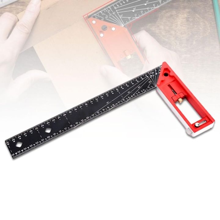 New Multi-Angle Measuring Ruler Universal Combination Angle 45/90 Gauge ...