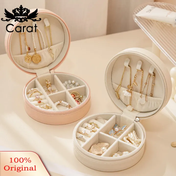Carat%20Jewelry%20Box%20Zipper%20Closure%20Po%20ble%20Jewelry%20Display%20Travel%20Storage%20Box%20-%20Image%2010