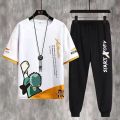 13 Junior and Senior High School Students Short Sleeve T T-shirt 12-15 Year-Old Boy Handsome Summer Clothes 14 Teenagers Teen Men's Clothing Suit 16. 