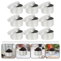 9 Pcs Soil Sampling Box Pan Pans Pie Boxes Tiny Containers with Lids Weighing Storage Empty Sample Jars Lip Gloss Travel. 