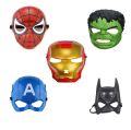 JBD ENT Superhero Cartoon Plastic Mask for Kids- Set of 5 Superhero Birthday Party Props Return Gift (Superhero-Mask) SAM. 