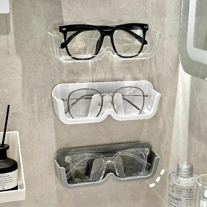 Glasses Storage Rack Punch Free Glasses Storage Rack Wall Mounted Sunglasses Display Rack ...