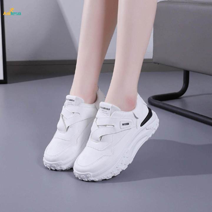 Women's%20Shoes%20Trendy%20Durable%20Leisure%20Sneakers%20for%20Travel%20Workout%20Short%20Trips%20White%2036%20-%20Image%206