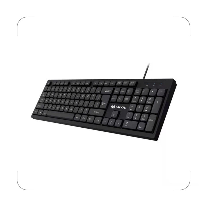 MIXIE X7S Wired Standard 104 Keys USB Keyboard