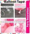 Balloon Garland Tape Clear Tape Strip 5m 100 Balloon Attach. 
