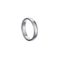 【Mega Sale】Popular Jewelry Metal Smooth Ring Waterproof Furnace Vacuum Electroplated Rose Gold Ring Black Stainless Steel Ring for Women. 
