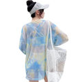 Yfashion 3pcs Women Cotton Bikini Set With Long Sleeves Sunscreen Cover-up Sweet Printing Sleeveless Tops Shorts Suit. 