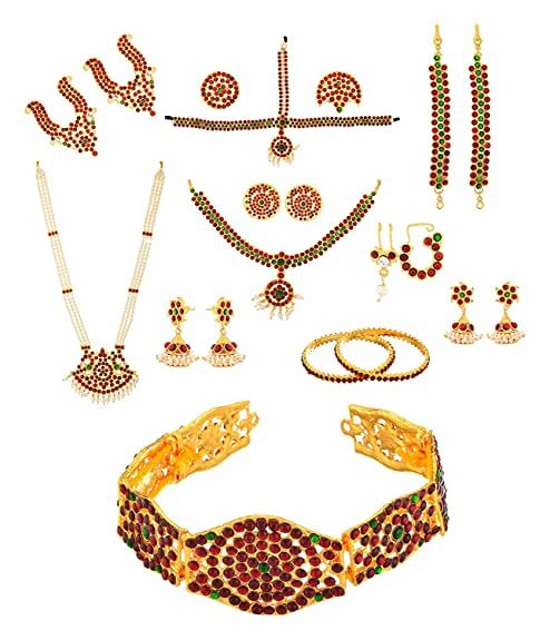 Bharatanatyam%20Multicolor%20Brass%20Classical%20Dance%20Jewellery%20Set%20For%20Women%20(Pack%20Of%2010%20Item)%20-%20Image%202
