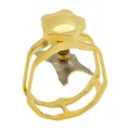 SRIWEN New Francois Louis Saxophone Ligatures XLAB - Fits Hard Metal/Rubber Alto Sax Mouthpiece. 