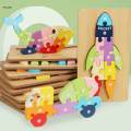 Wooden Travel Toy Activity Toys Educational Montessori Toys Kids Playset Toys for Children Boys Girls Birthday Gifts. 