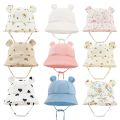 Newborn Baby Hat Summer Muslin Infant Bucket Hats for Girls Boys Cute Printed Fisherman Caps Toddler Kids Panama Sun Cap 3-12 M. 