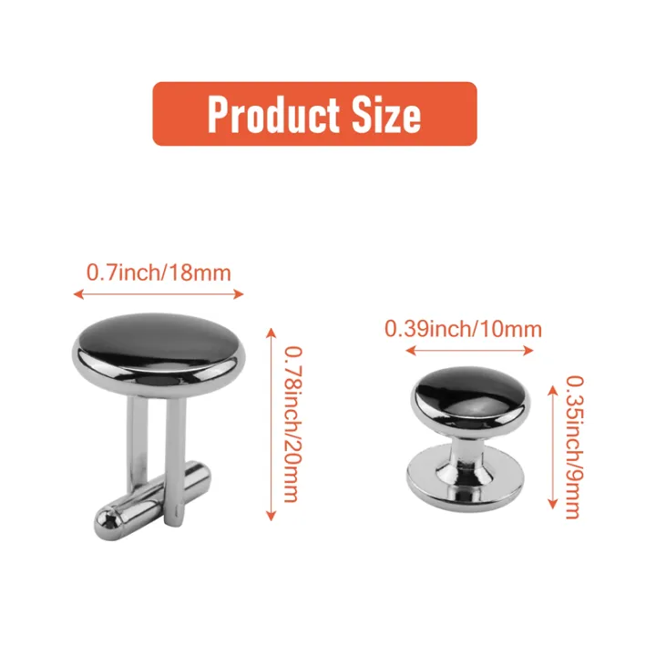 Cufflinks%20and%20Studs%20Set%20for%20Tuxedo%20Shirts%202%20Cufflinks%20and%206%20Studs%20-%20Image%208