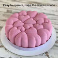 Eco-friendly Cake Mold Heat Resistant Silicone Biscuit Dessert Baking Mould for Home. 