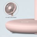 mini fan Portable Desk Fan 1200mAh Desktop Quiet Mini Cooling Fan USB Charging Air Cooler Table Fan 4-speed Electric Fan for Home CampingFashion Jewellery. 