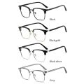 Vintage Blue Ray Blocking Anti-Blue Light Glasses Eye Protection Metal Computer Goggles Ultralight Frame Eyewear Men Women. 