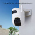 Ezviz H9C 5MP+5MP 4G Dual Lens 3K Wireless CCTV Wi-Fi IP Camera Outdoor Pan/Tilt Security Camera | AI-Powered Human / Vehicle Shape Detection | Color Night Vision | Weatherproof Design | Two-Way Talk | 4G & Wi-Fi Connectivity |  Up to 512GB Storage. 