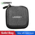UGREEN Earphone Case Small Headphone Hard Case Carrying Bag Pouch with Mesk Pocket and Double Zipper for AirPods, in-Ear Earbuds. 