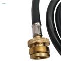 Hose with Adapter Gas Tank Connector for BBQ Tabletop Grill Camping. 