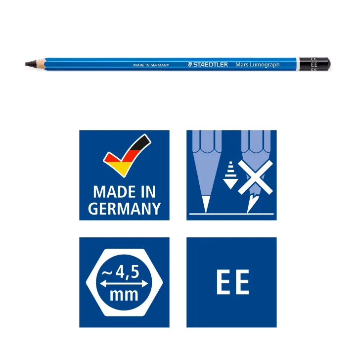 STAEDTLER® Mars Lumograph 100 Drawing Pencil - 21 Grades